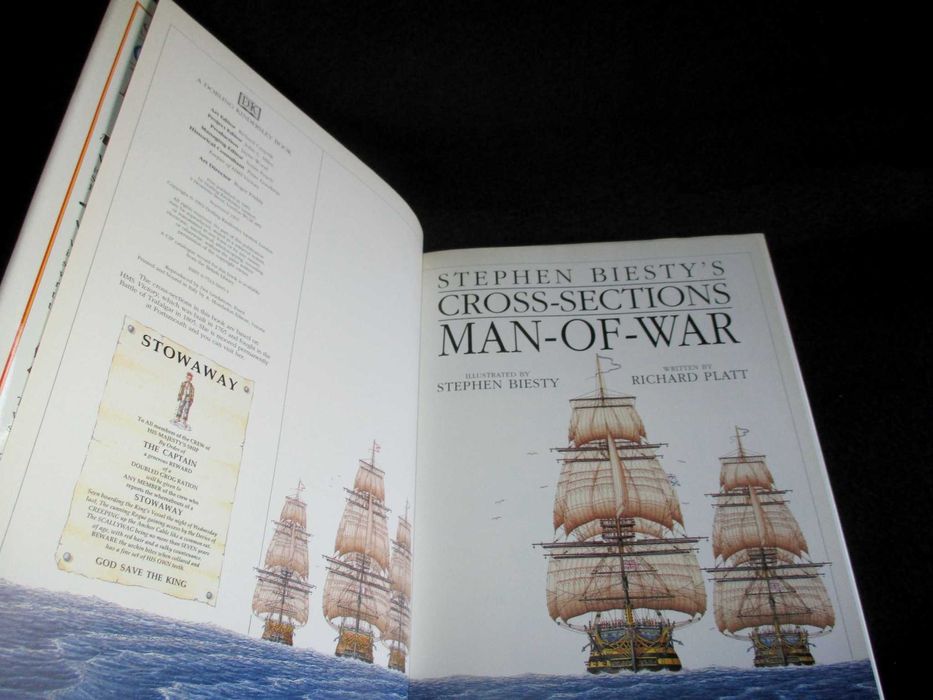 Livro Stephen Biesty's Cross-Sections Man-Of-War
