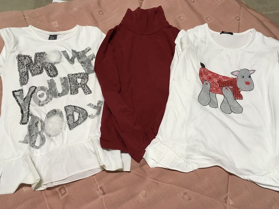 Lote 3 sweat fina. Lote1 tam 4/5 lote2 tam5/6, lote3 tam7/8