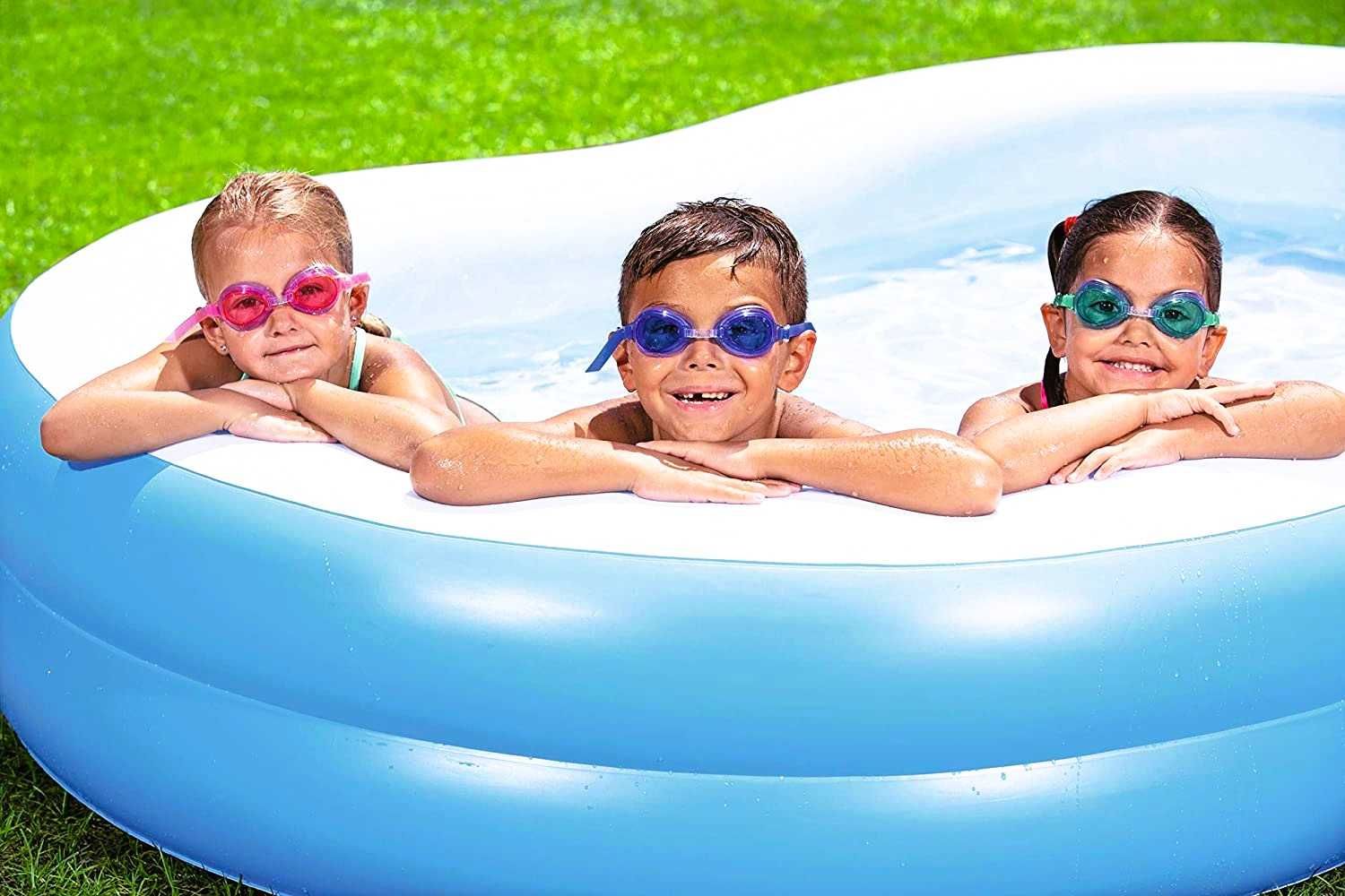 Dmuchany basen rodzinny BESTWAY Big Lagoon 262 x 157 x 46 cm 544L