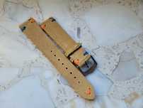 Pasek 20mm skóra zamsz