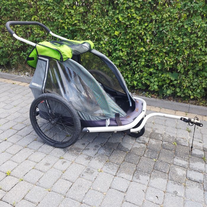 Przyczepka rowerowa jogger wózek dziecięca dwuosobowa Croozer Kid 2 3w