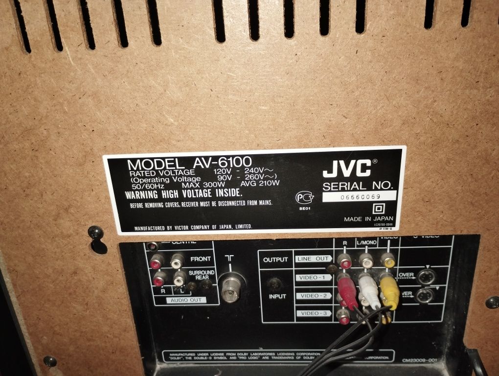 Телевизор JVC MODEL AV-6100