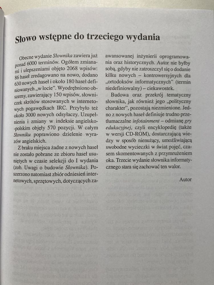Słownik encykolpedyczny - Informatyka