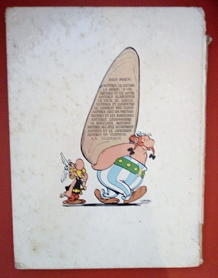 Livro Astérix, La Zizanie, edição francesa 1970