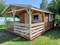 Domek drewniany ogrodowy letniskowy 24m2 WANDA domki montaż  w cenie