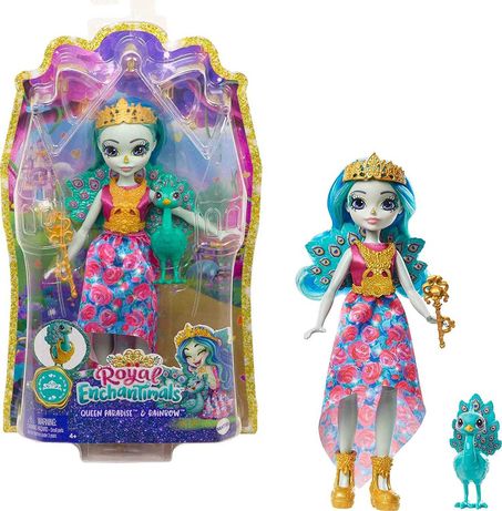 Кукла Энчантималс Павлин Royal Enchantimals Queen Peacock, Mattel