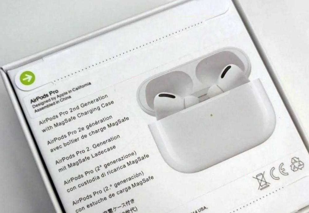 Airpods pro Generation 2 Найкраща версія 1в1 з Топ якість + чохол