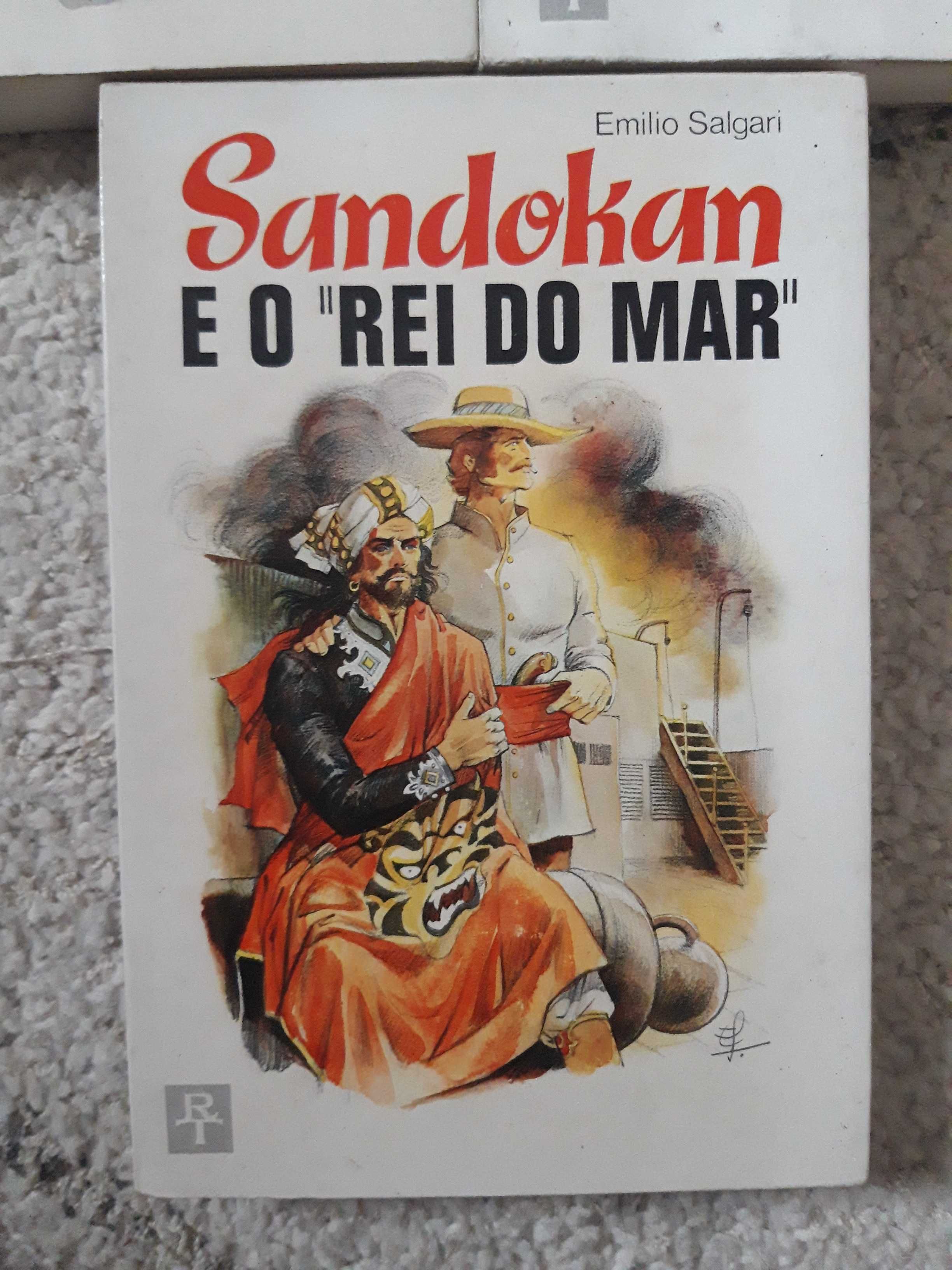 Livros Sandokan - Emilio Salgari