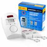 Alarm Bezprzewodowy Czujnik ruchu + 2 piloty 105db