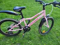 Rower dziecięcy kross esprit kid 20" dla dziewczynki różowy