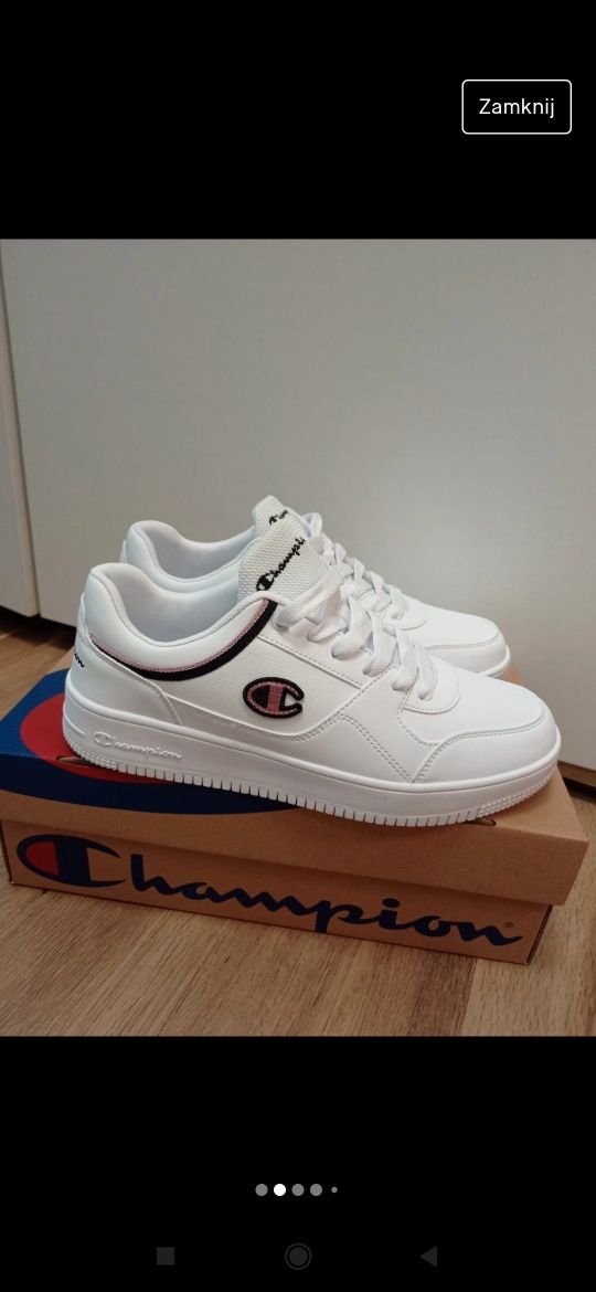 Sneakersy białe Champion