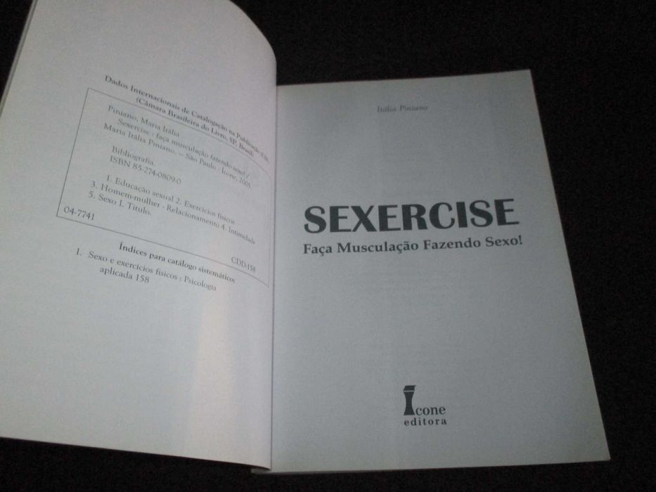 Livro Sexercise Faça Musculação Fazendo Sexo! Itália Piniano