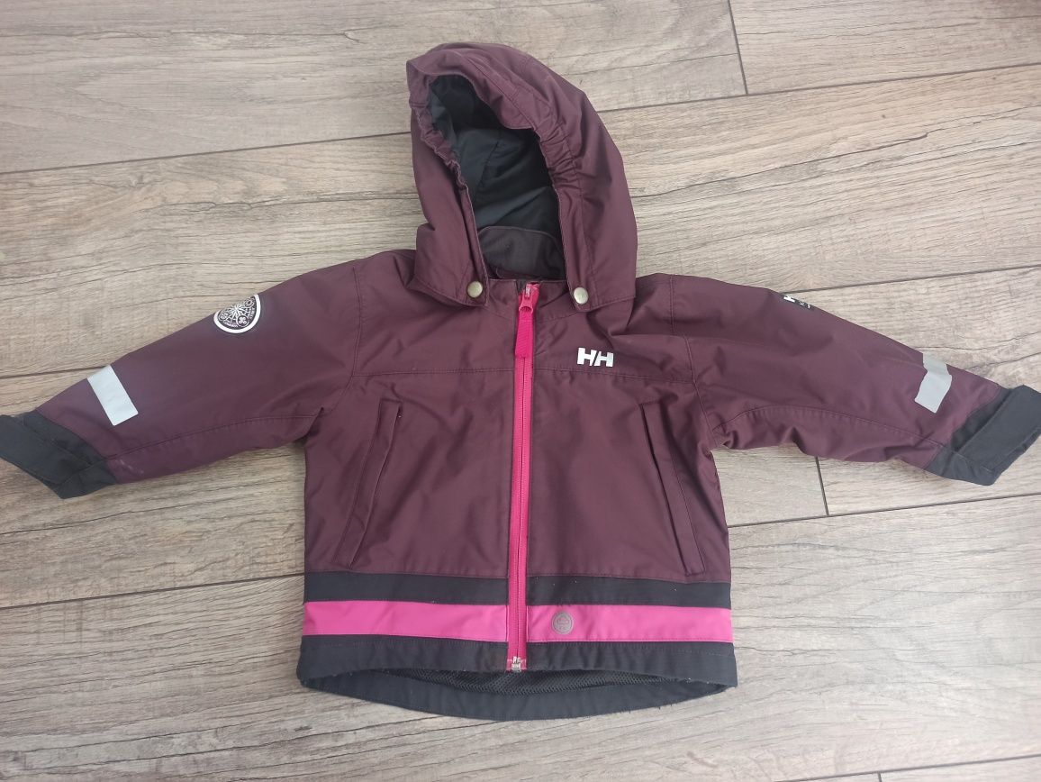 Kurtka Helly Hansen rozmiar 86 fioletowo różowa