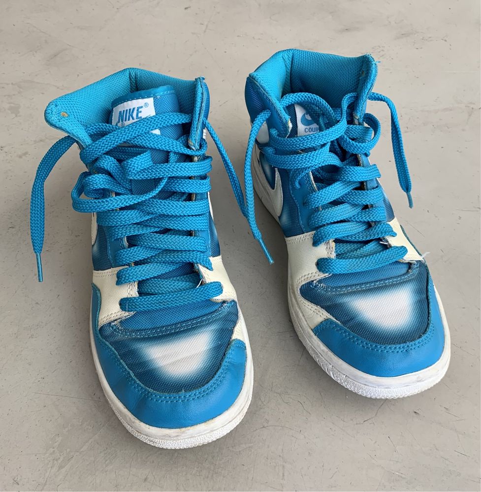 Ténis Nike Court Force High Blue - Tamanho 39 (pequeno)