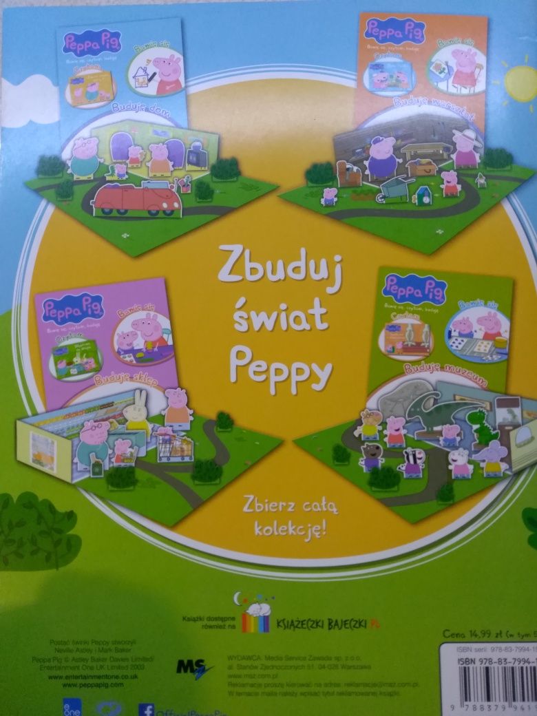 Świnka Peppa. Buduję muzeum. Książeczka z zadaniami