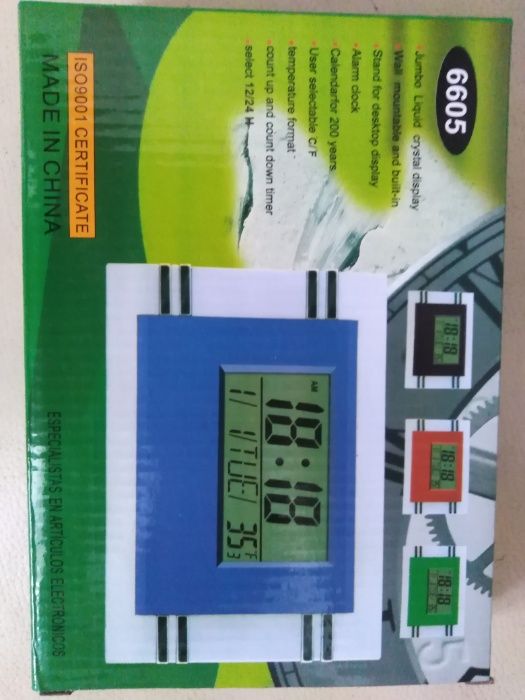 Zegar ,kalendarz,alarm termometr