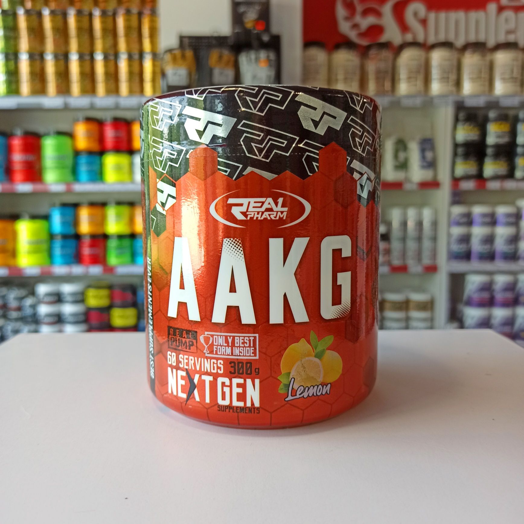 Real Pharm AAKG 300g Arginina Przedtreningówka Pompa Mięśniowa