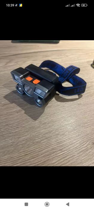 Фонарик налобный светодиодный LED аккумуляторный