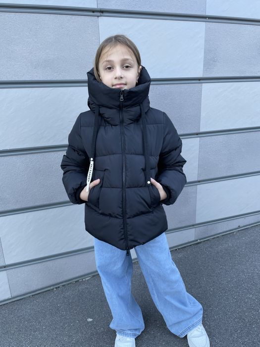 Зимовий пуховик на дівчат зростання 122-140р