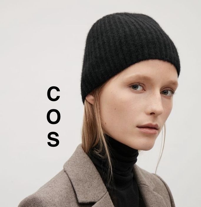Шапка COS 100% кашемір