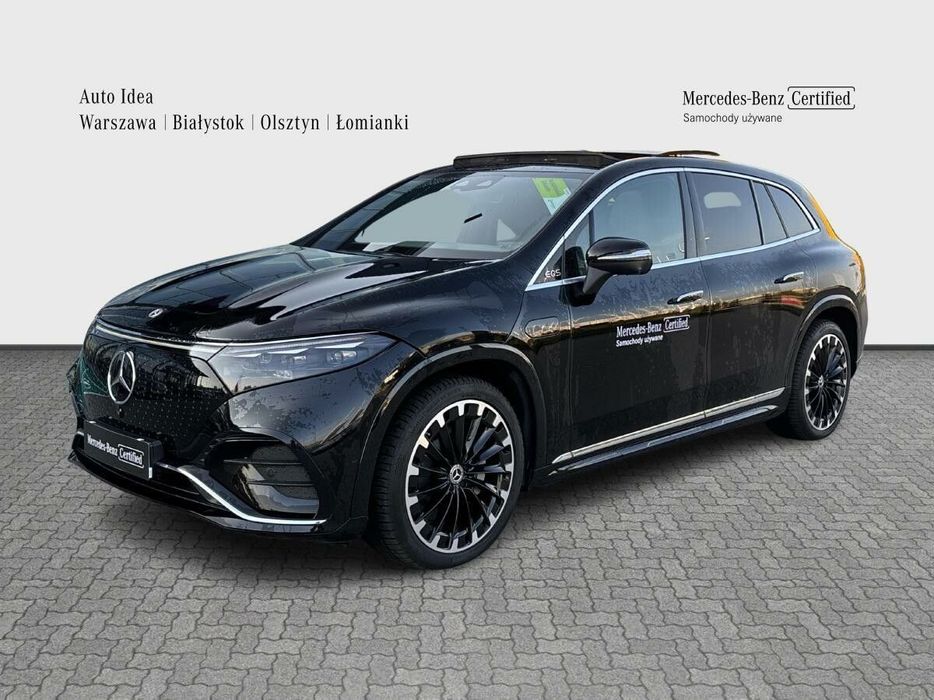 Mercedes-Benz EQS Skrętna tylna oś (10°)/ Panorama /Hak holowniczy/ Dach panoramiczny