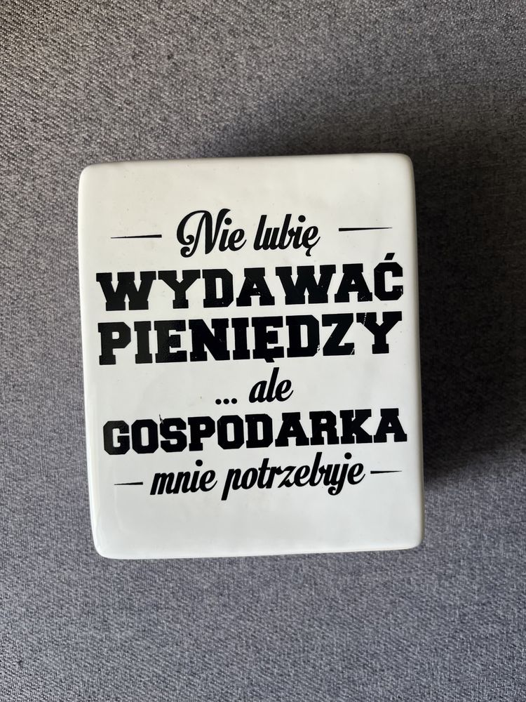 Skarbonka Kostka Nie Lubię Wydawać Pieniędzy