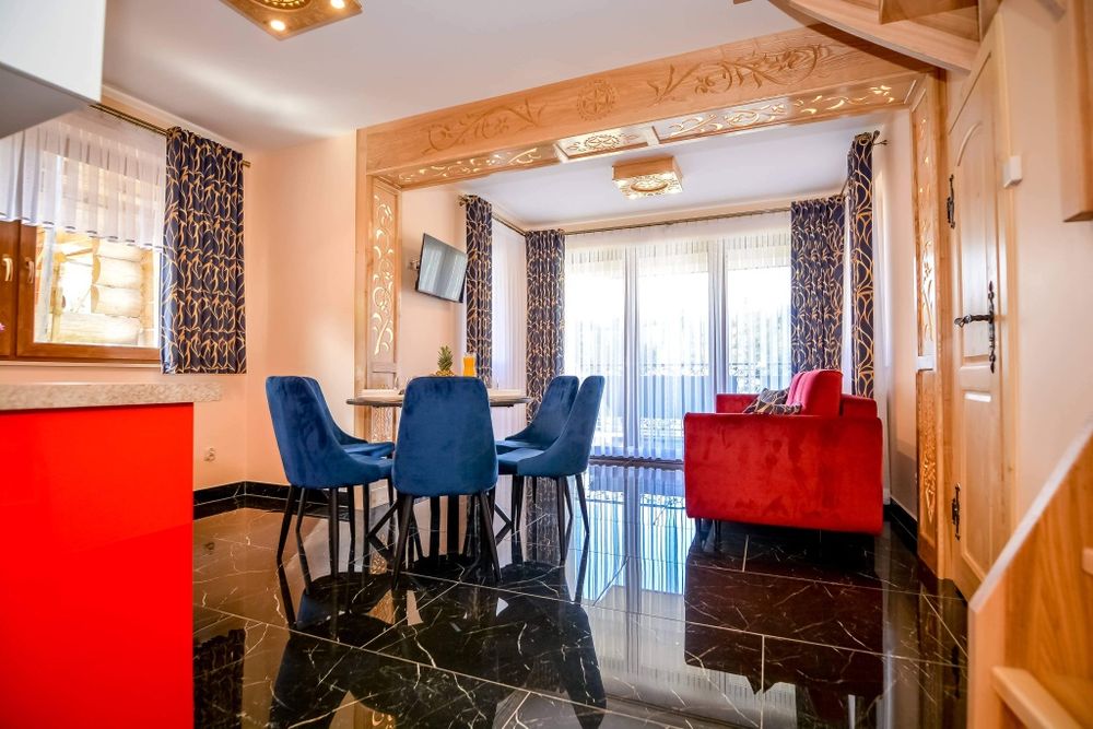 Dom z bali Zakopane  Osada Małe Ciche Góry 180metrów do  wyciągu