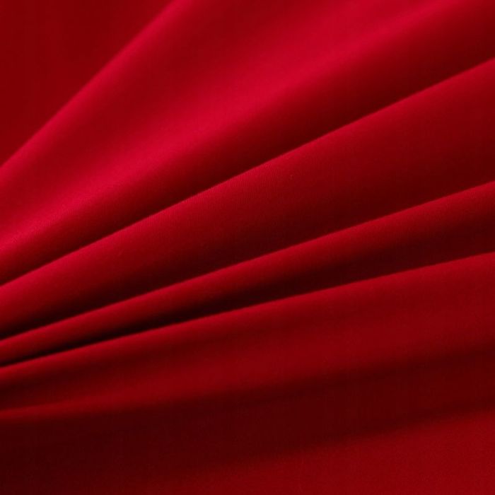 Pościel 140x200/2cz poszewki 70x80 gładka z Haftem Lumera komplet Czer
