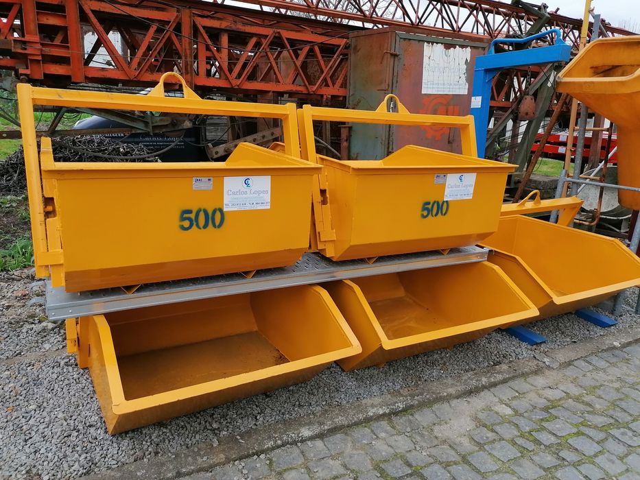Gamela basculante 400lts certificada