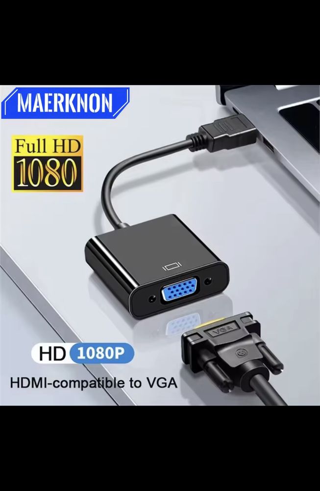 HDMI → VGA переходник (пассивный, без питания)