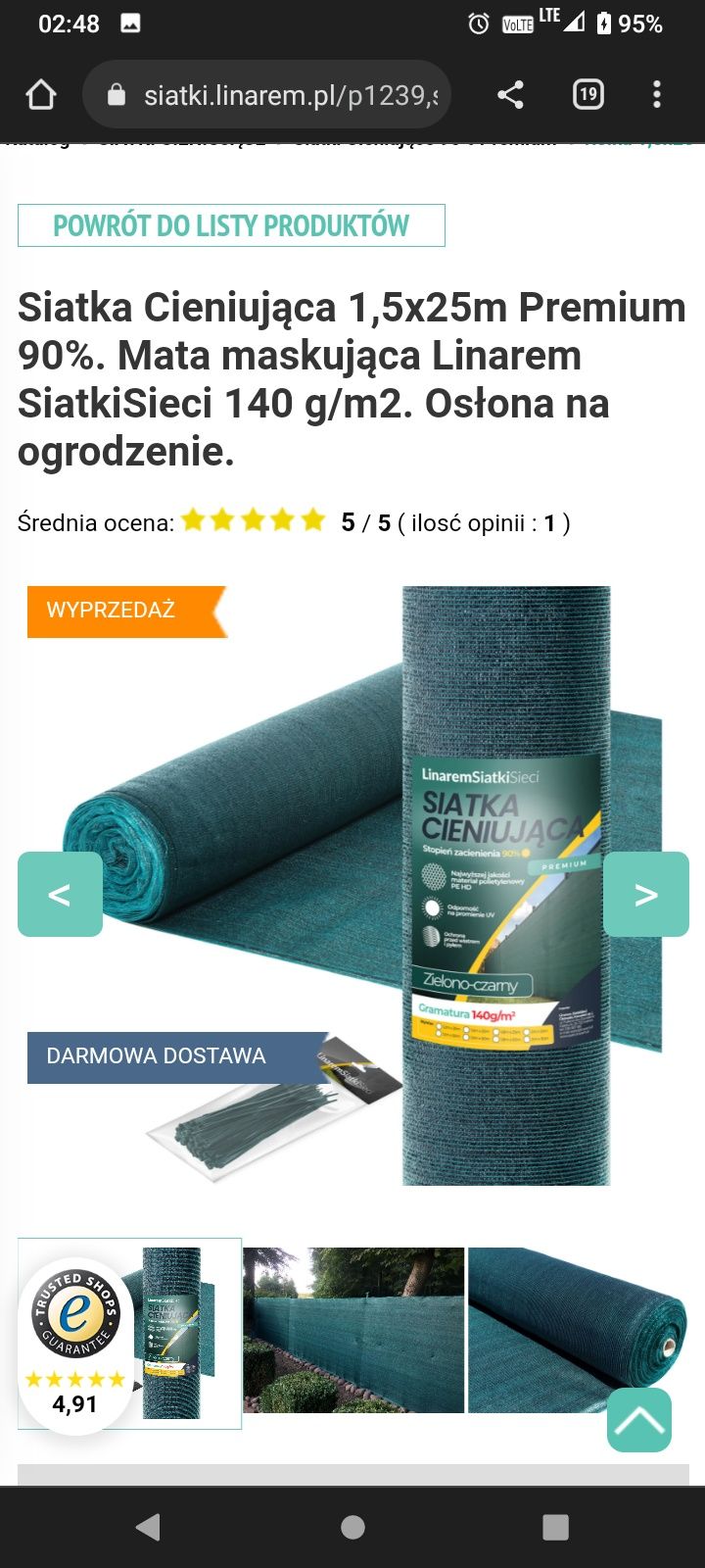 Siatka maskująca ogrodzenie