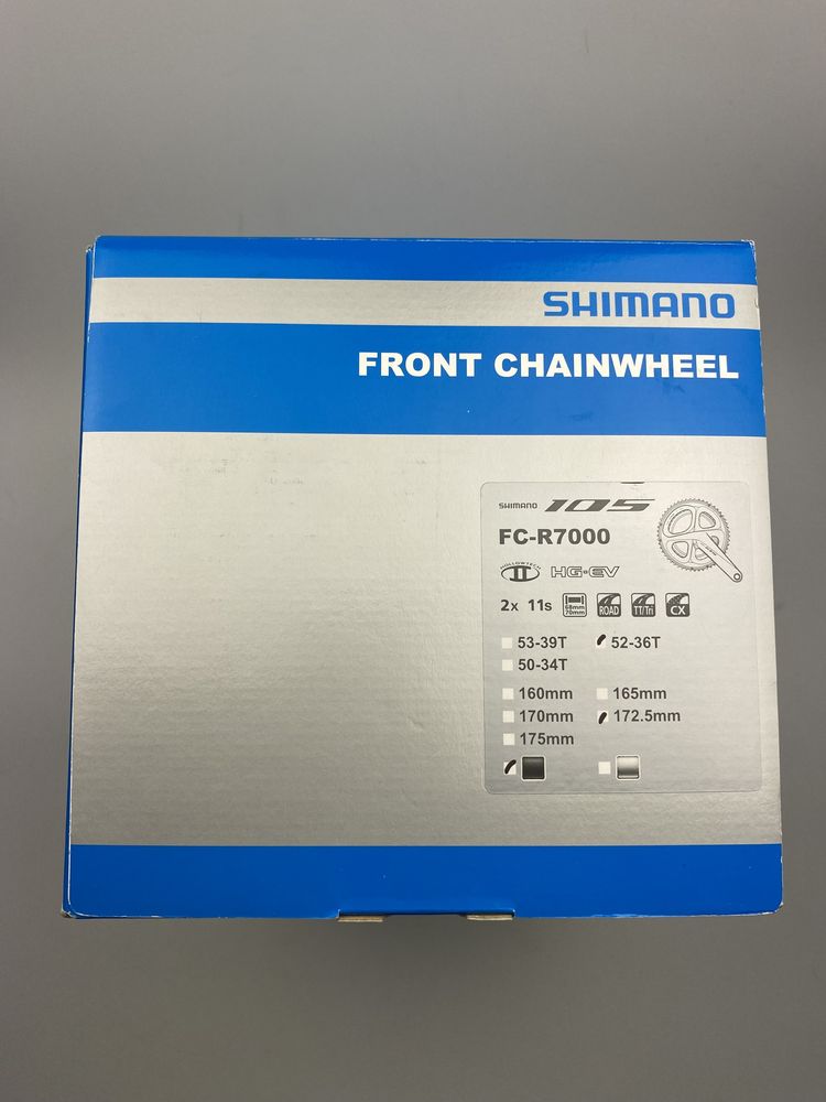 Korba Shimano 105 FC-R7000, 11s, 50-36t, 172.5 mm, nowa, FV / 014-140