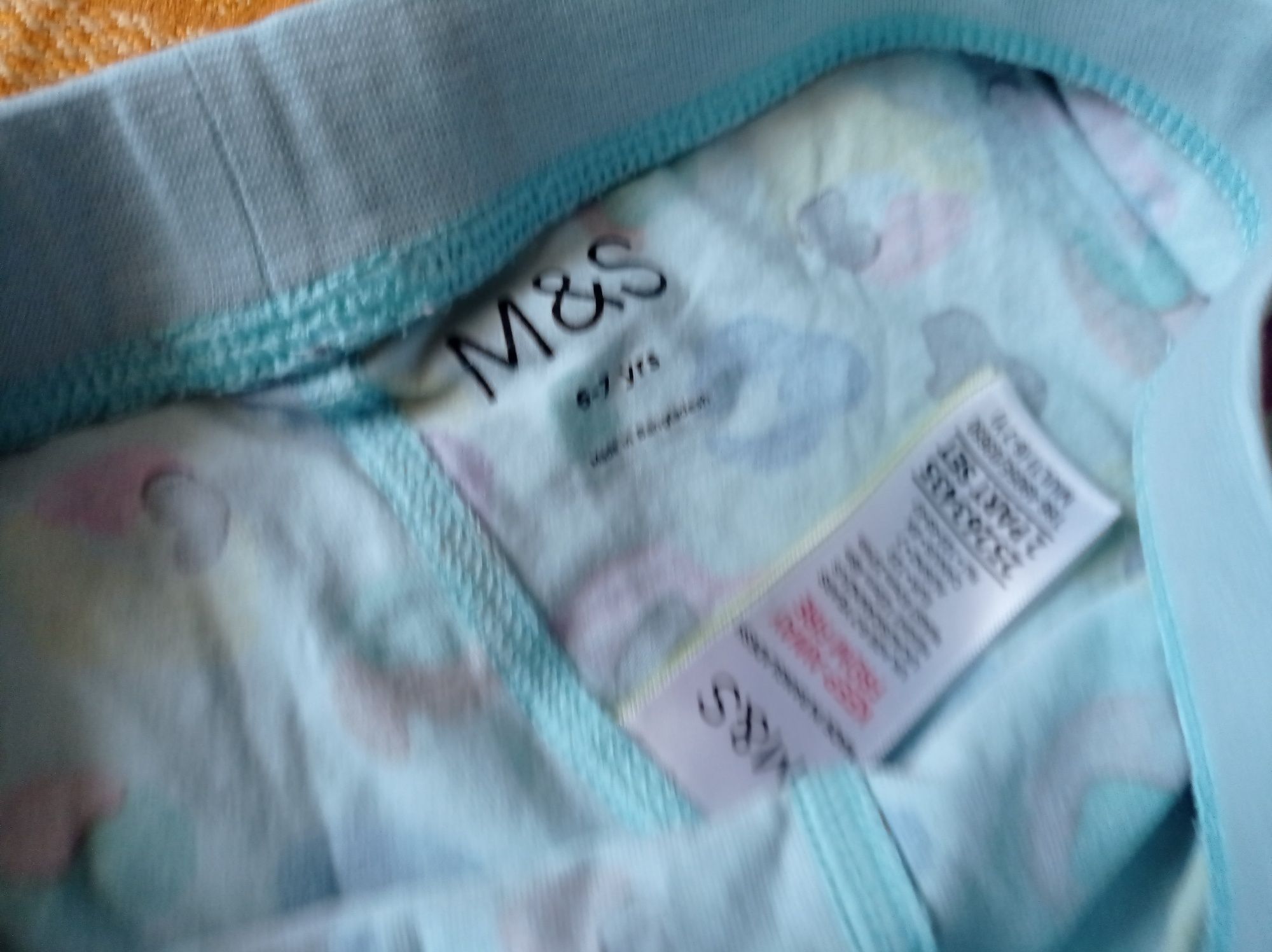 M&S хлопковая пижама 116/122