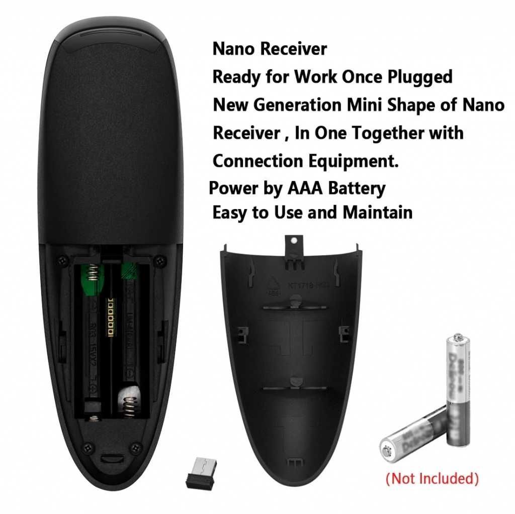 Аеропульт, аэромышь, Air Mouse G10S Pro, RGB підсвічування, мікрофон