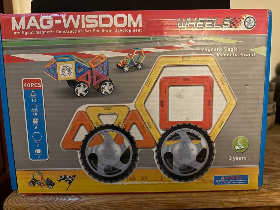 Mag-Wisdom klocki magnetyczne 40częśći