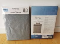 2x Komplet pościeli JYSK Basic Malin Microfibre 140x200 + 70x80/90