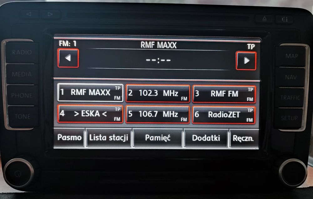 Radio RNS 510 VW Caddy Golf Passat Touran Tiguan Jetta Eos Polo T6