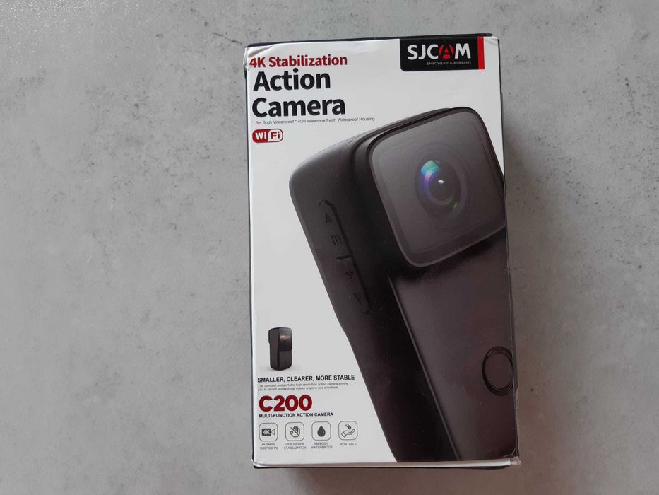 SJCAM C200 Kamera sportowa 4K nowa komplet
