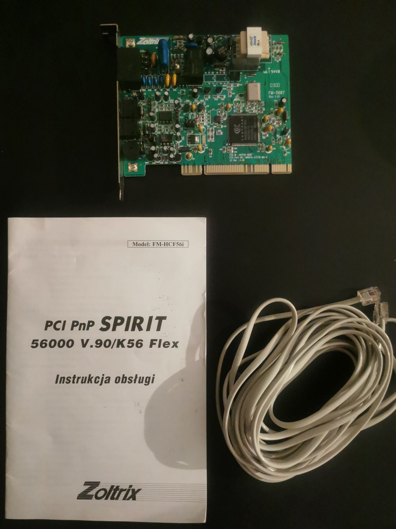 Modem Zoltrix Spirit PCI Pnp 56000