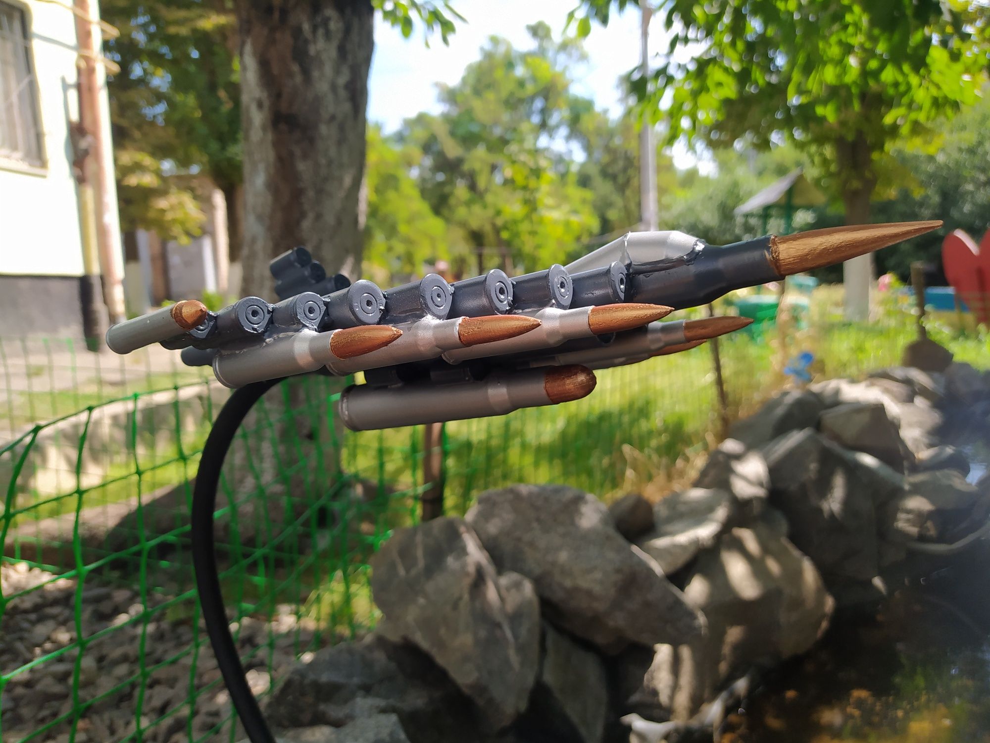 Ф-16 из гильз сувенир