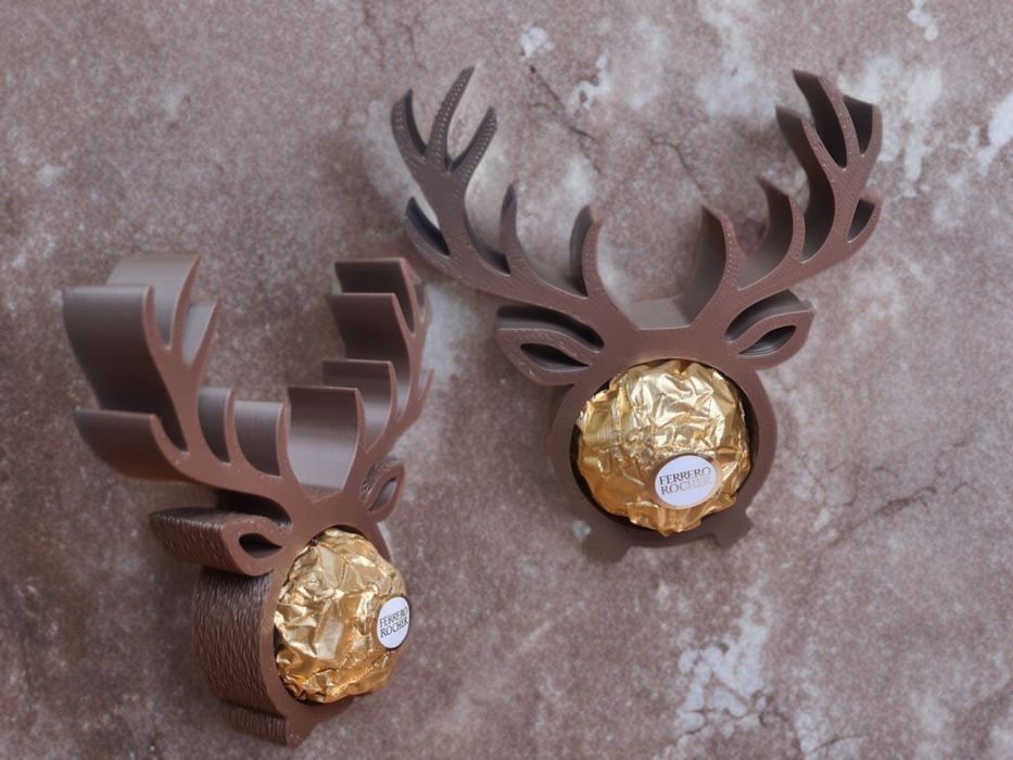 Renifer Ferrero Rocher prezent upominek Święta reniferek