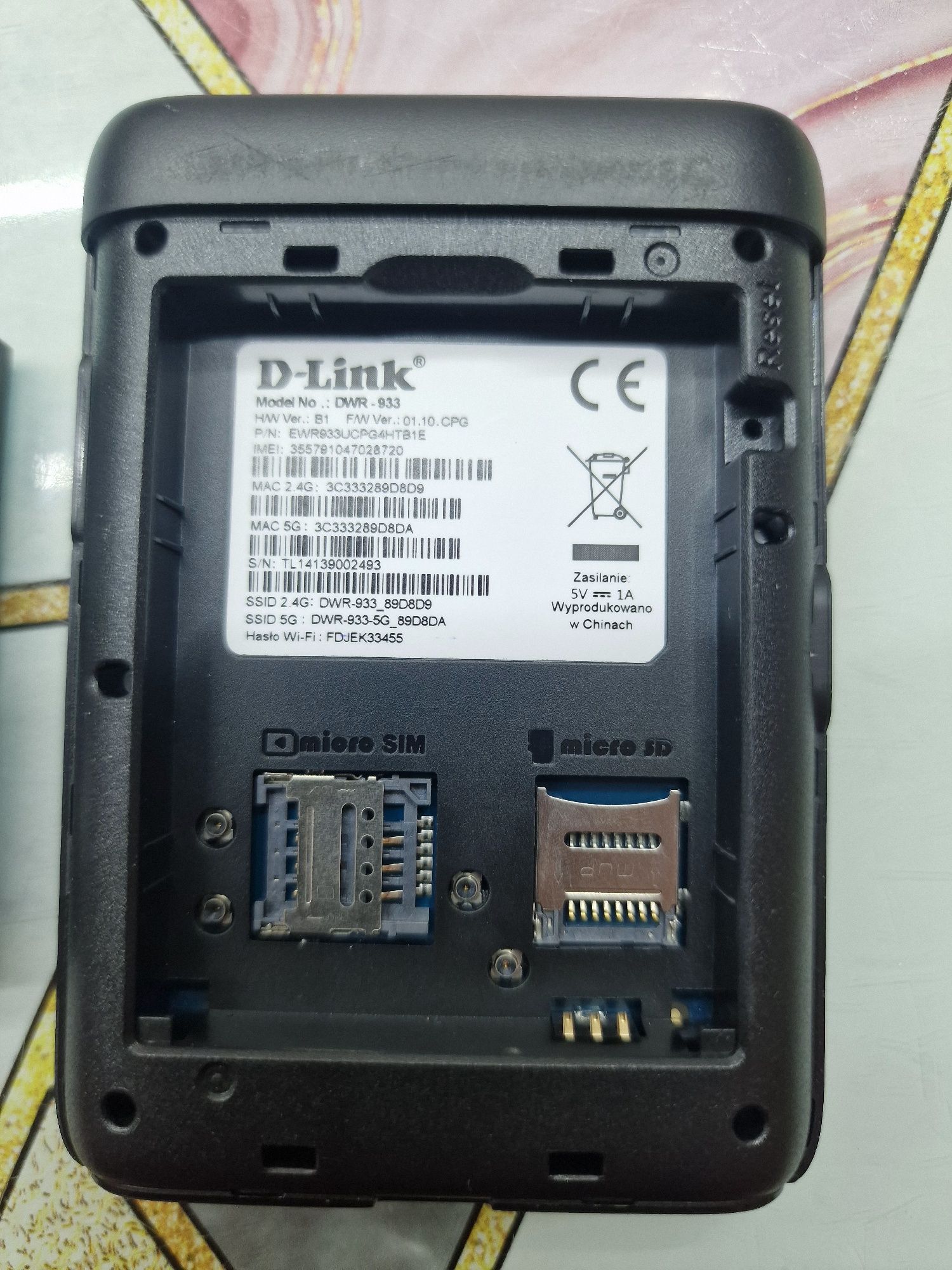 Ruter D-Link DWR-933 B1 LTE BLACK