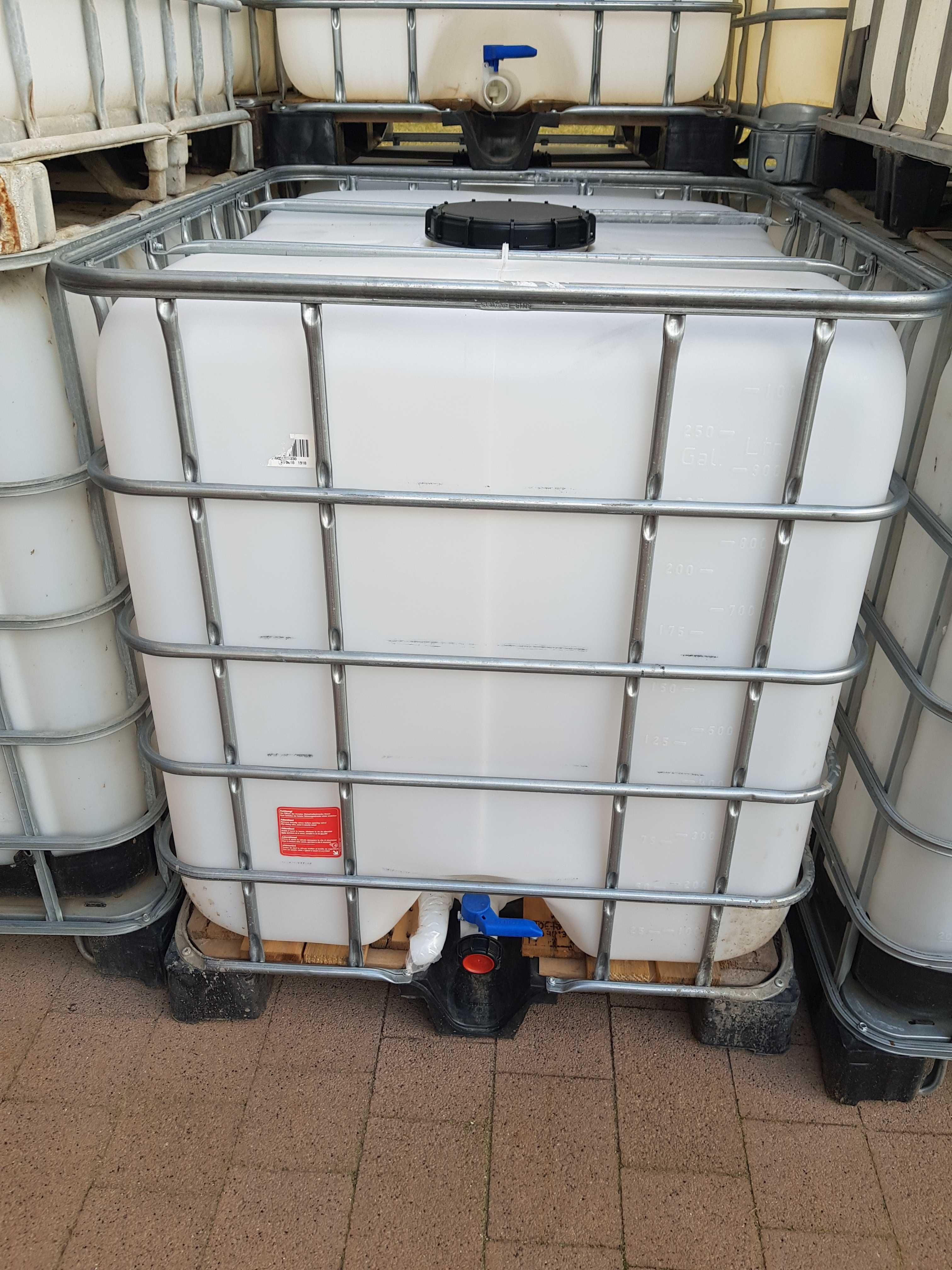 ZBIORNIK Mauzer na wode paliwo 1000L, Pojemnik,IBC, Beczka,Trojmiasto,
