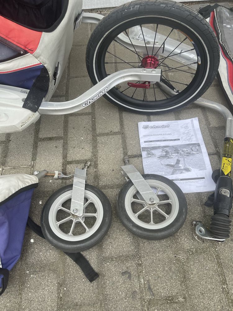 Chariot Thule cx1 przyczepka do roweru spacerów i biegania z hamulcem