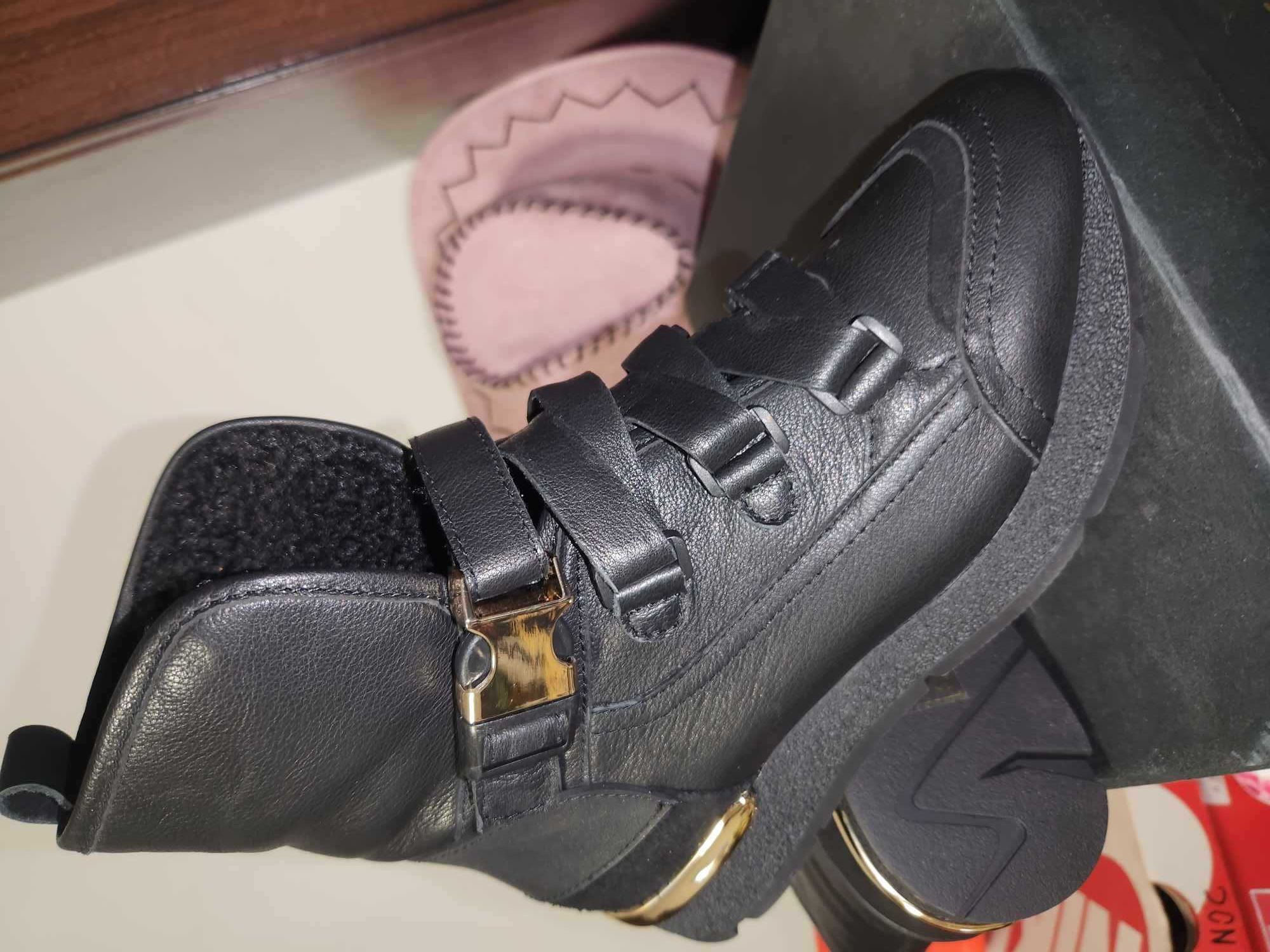 kozaki KAZAR nowe sneakersy damskie rozm. 38 zima skóra