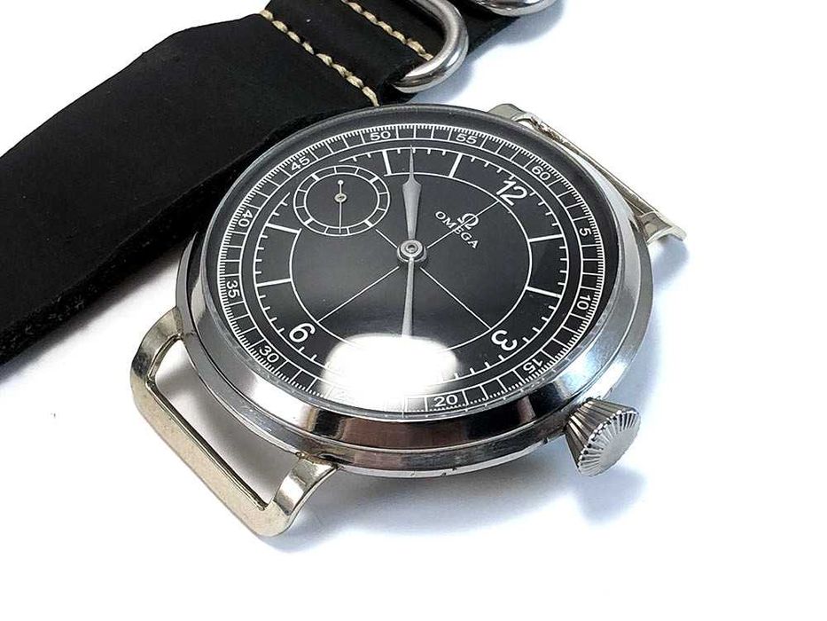 OMEGA "SECTOR" , мужские наручные часы в стиле милитари