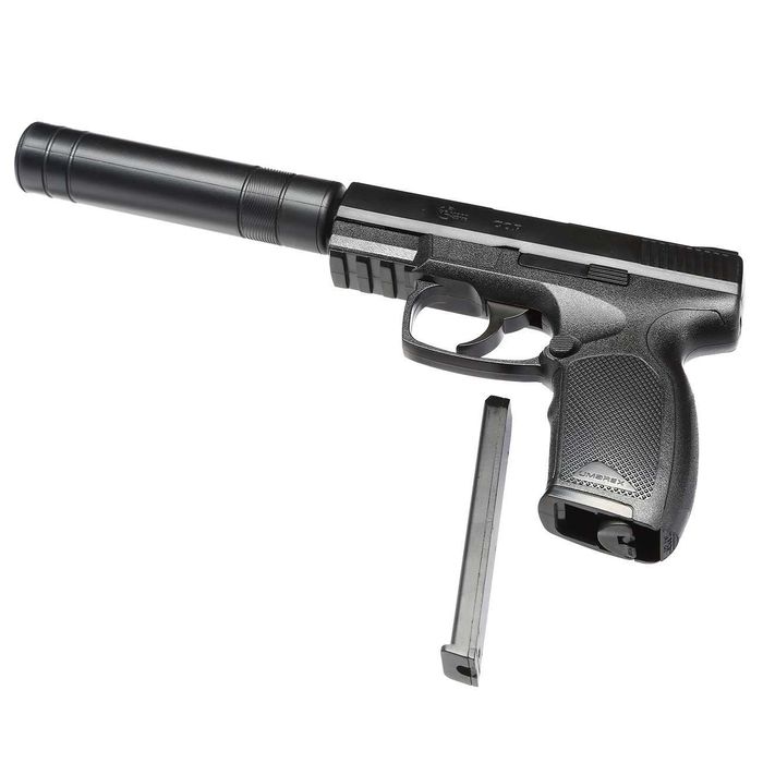 Airsoft Pistola com Silenciador(450fps)(CO2)(Nova)