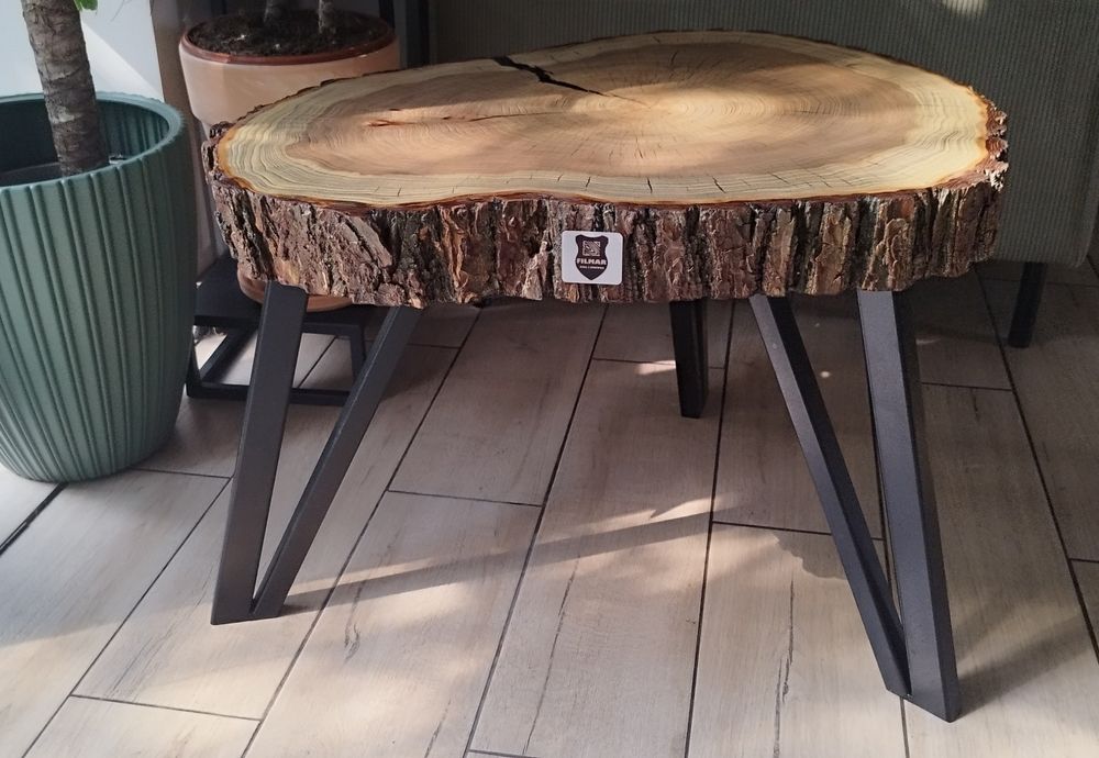 Stolik kawowy, Loft, rękodzieło