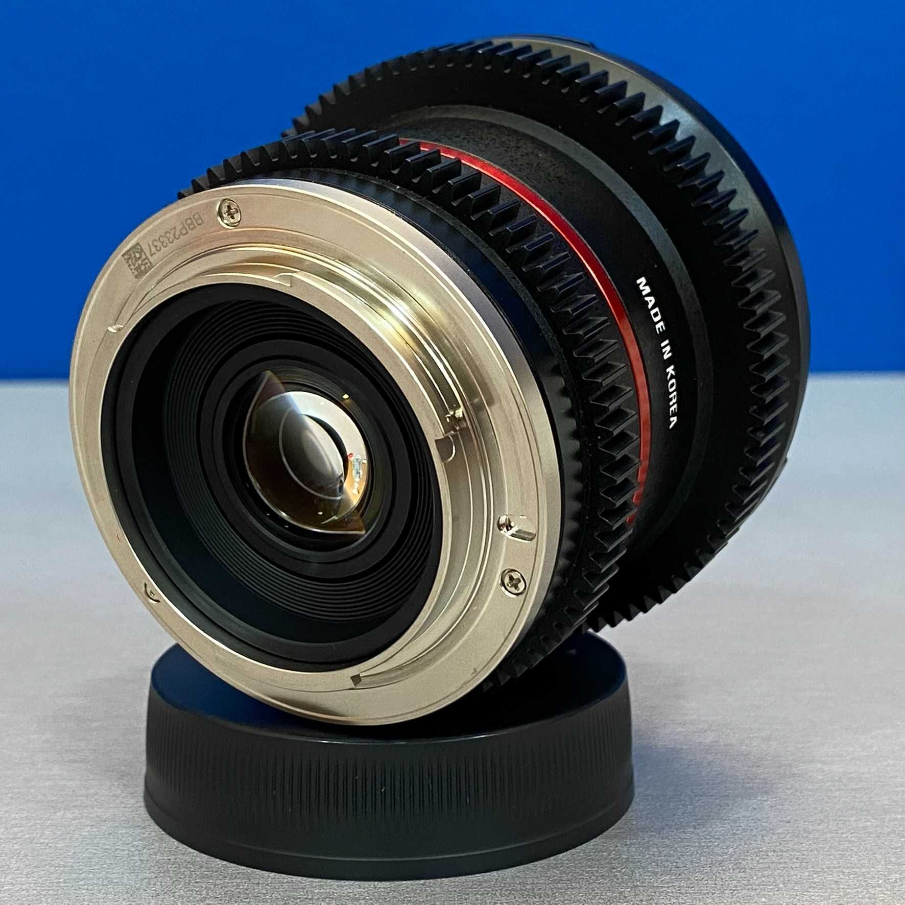 Samyang 12mm T2.2 NCS CS Cine (Sony E) - NOVA - 3 ANOS DE GARANTIA