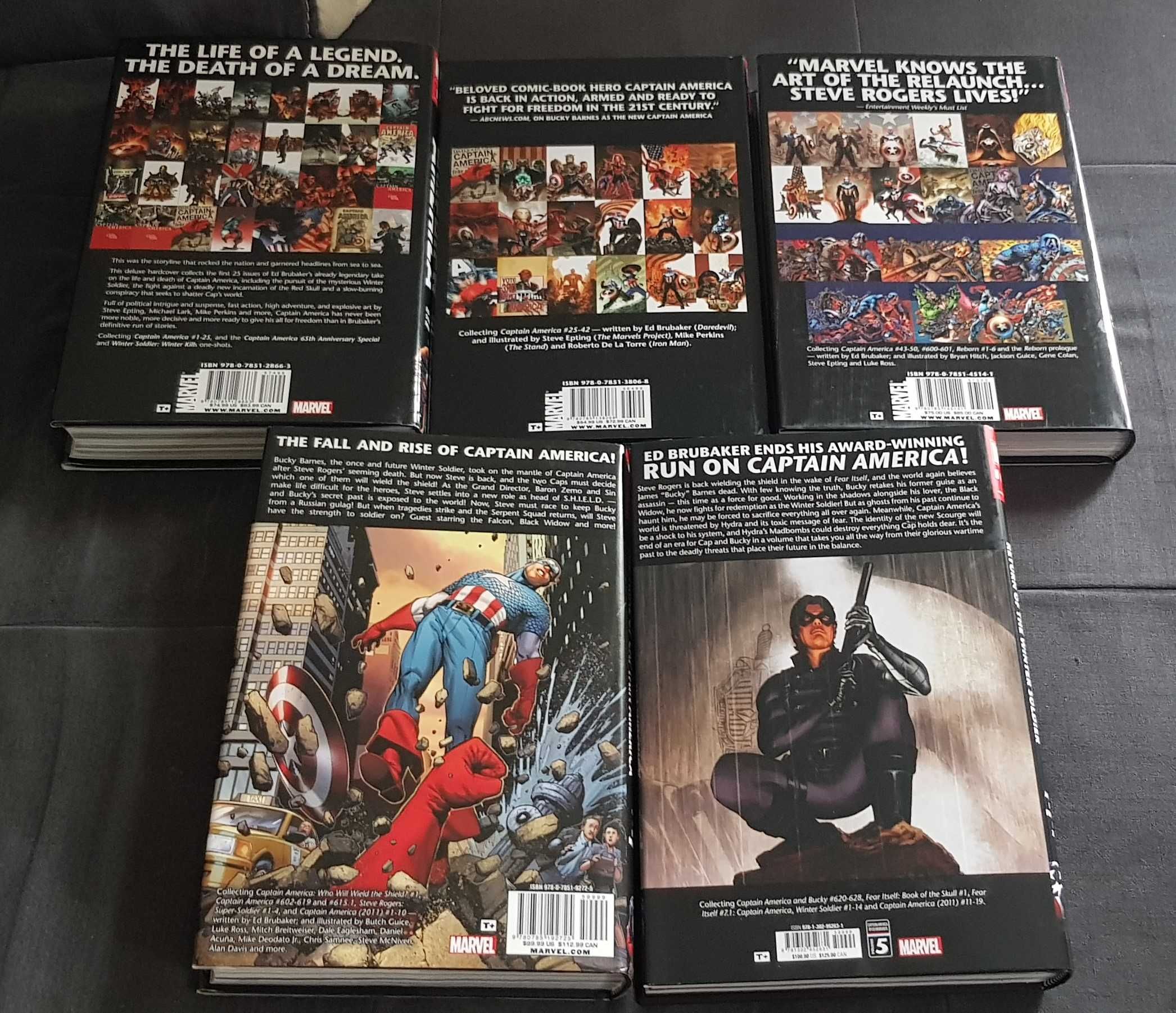 Captain America by ed brubaker omnibus 1-5